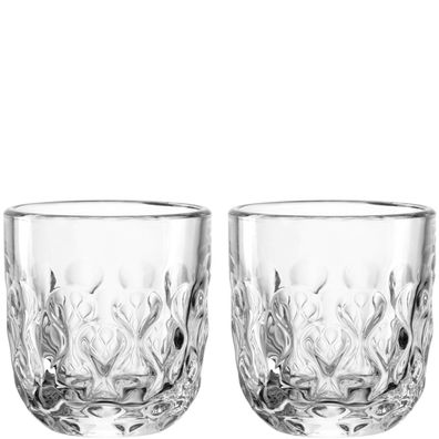 Espressoglas "Gocce" 2er Set, Glas 60 ml