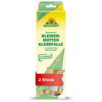 NEUDORFF® Permanent® KleidermottenKlebefalle - 2er Pack