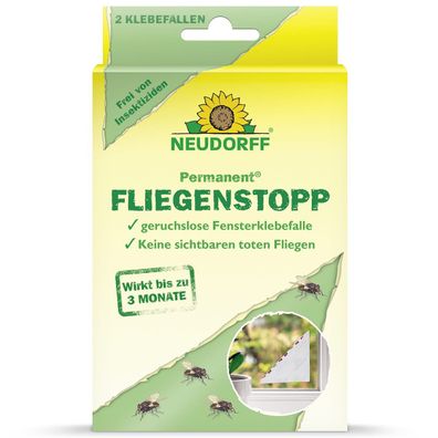 NEUDORFF® Permanent® FliegenStopp Dreiecksklebefallen 2 Stück