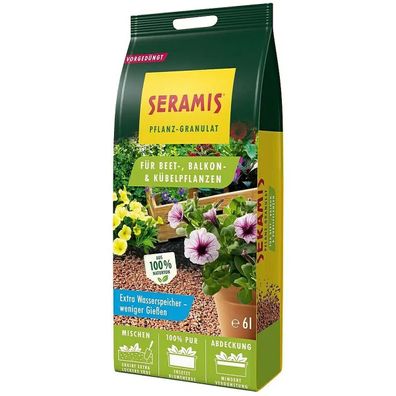 SERAMIS® Pflanzgranulat für Beet-, Balkon- & Kübelpflanzen 6 Liter