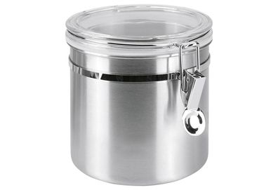 Vorratsdose Edelstahl 1 l, Ø 11,8 cm, 12 cm silber