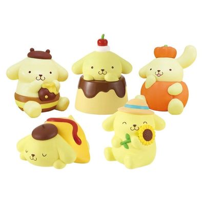 Sanrio Twinchees Minifiguren Pompompurin My Fav Color 5 cm Blind Pack Display (24)