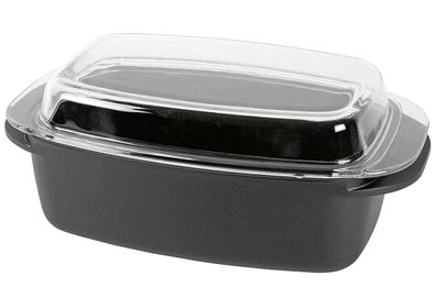 Universalbräter "Leipzig" Aluguss 6 l, 33x21 cm schwarz