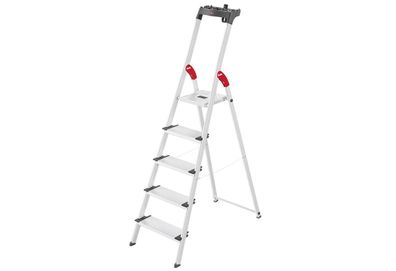 Sicherheits-Stehleiter "ComfortLine L 80" 5-stufig Stahl 3,07 m, 5,7 kg