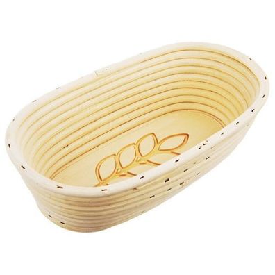 Gärkorb aus Rattan für Brotteig, 1 kg / 26 x 13 x 9 cm