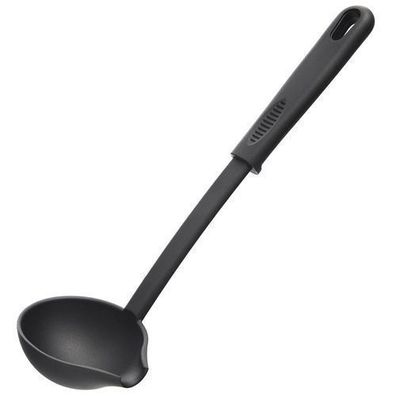 Schwarze Blackline Schöpfkelle 60 ml, 29 cm