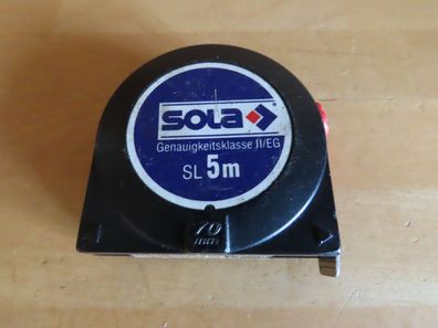 Werbeartikel Bandmaß Metall 5m lang 1,5 cm breit Sola