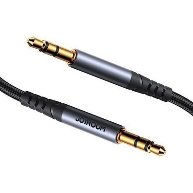 Joyroom Stereo AUX Audiokabel 3.5 mm Mini Jack 1.2m Schwarz (Modell SY-A08)