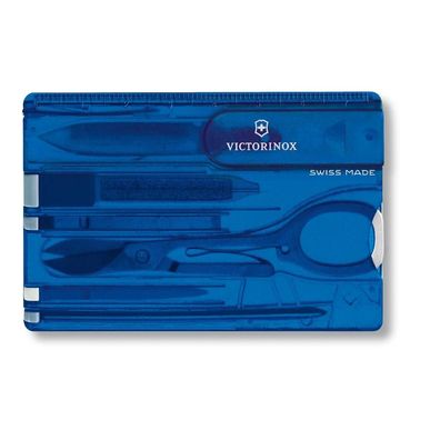 Swiss Card Classic, blau transparent