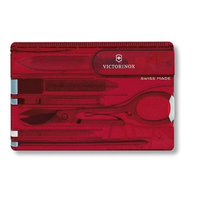Swiss Card Classic, rot transparent
