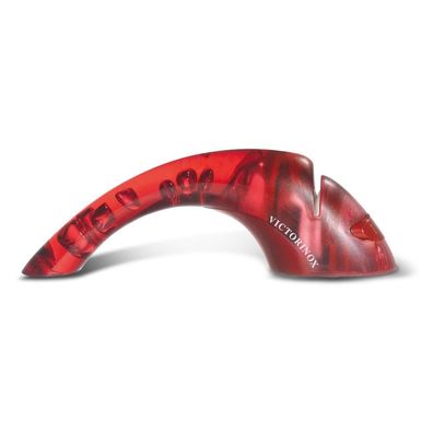 Messerschärfer mit Keramikrollen, rot