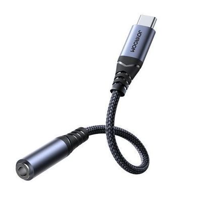 Joyroom SY-C01 USB-C auf 3,5 mm Klinkenadapter - Schwarz