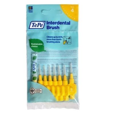 TePe Original Interdentalbürsten Gelb 0.7mm, 8 Stück Packung
