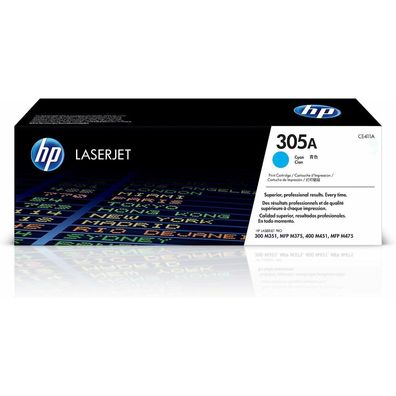 HP Toner Cart. CE411AC für LJ Pro 300/400 cyan