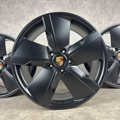 Porsche Taycan Felgen 21" 4 4S Turbo S GTS Original Exclusive schwarz 9J1