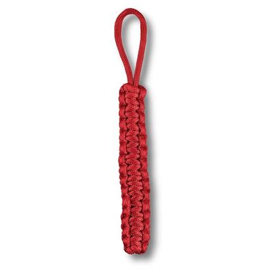 Paracord-Anhänger, rot, Blister