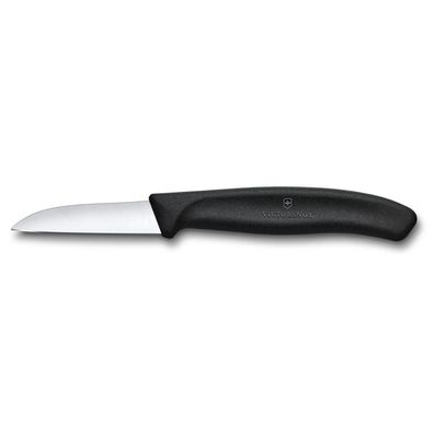 Swiss Classic, Gemüsemesser, 6cm, gerade, schwarz