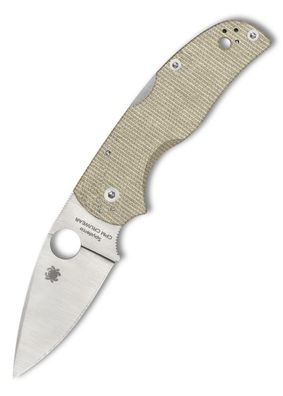 Spyderco Native 5 Brown Micarta, CPM Cru-Wear, Taschenmesser