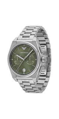 Emporio Armani Herrenuhr Grün Silber AR11640