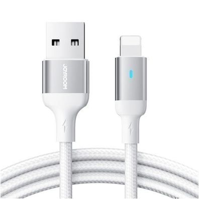 Joyroom Premium USB-A/Lightning Kabel 2.4A, 1.2m - Weiß