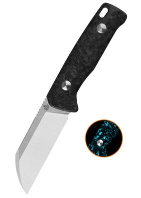 QSP, Baby Penguin blaue glow-in-the-dark Griffe, Feststehendes Messer