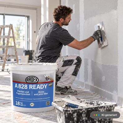 ARDEX A 828 READY gebrauchsfertiger Flächen- und Fugenspachtel Weiß