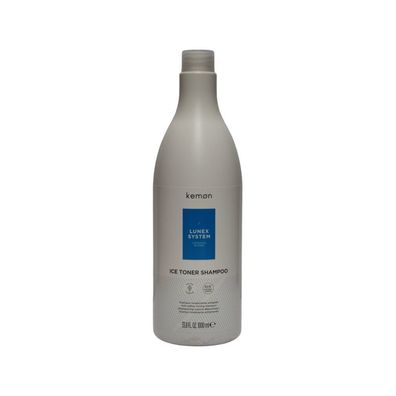 Kemon, Lunex System Ice Toner Shampoo, Haarbehandlungs-Shampoo, 1000 ml