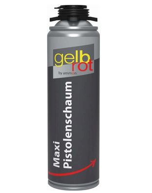 Ammon gelbrot 1K PU-Schaum | Fenster-/Montageschaum | Pistolenschaum | B2 - 500 ml