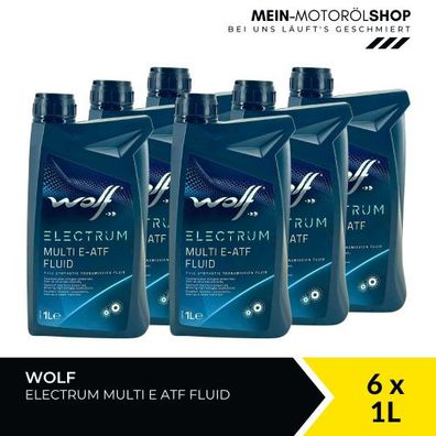 Wolf Electrum Multi E-ATF Fluid 6x1 Liter