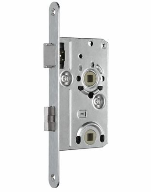 Ammon Einsteckschloß für Innentüren | WC, 18/55, 78 mm | silber | rechts oder links