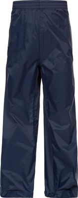 Trespass Kinder Regenhose Qikpac Pant - Unisex Kids Packaway Trousers Navy