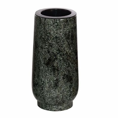 Grabvase Urne Friedhofsvase Urnengrab Granitvase modern Granit Olive green