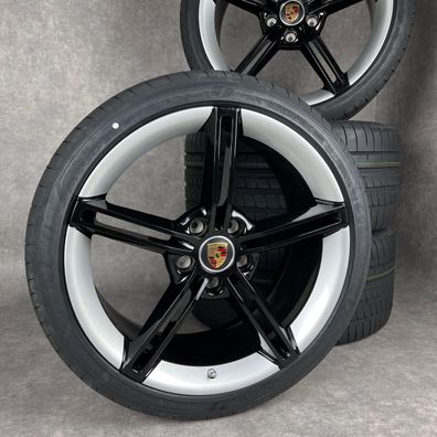Original Porsche Taycan 21" Turbo S Mission E Felgen Sommerräder NEU 9J1073660K