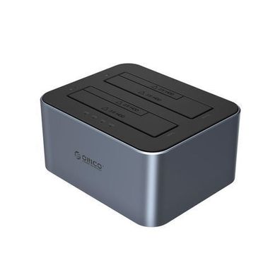 6626C3-C-V1 Offline-Klon-Dockingstation für 2 x 2,5" / 3,5" SATA-Festplatten / SSDs