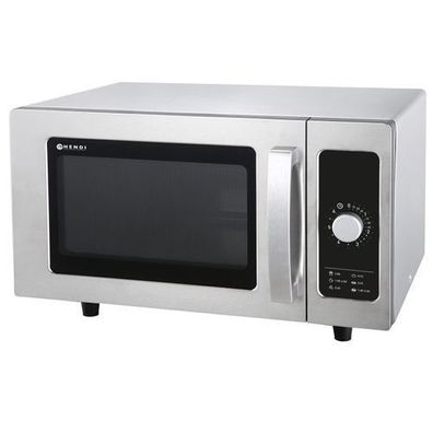 Professionelle Mikrowelle mit Timer, 1000 W Leistung, 25 l Fassungsvermögen