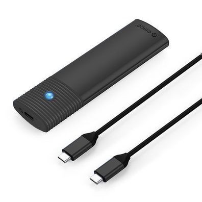 PWM2-G2 M.2 NVMe USB-C 10 Gbit/s Festplattengehäuse - Schwarz