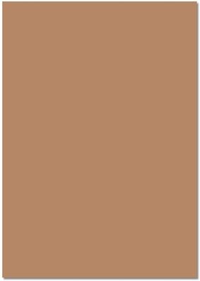 folia 6475 - Tonpapier rehbraun, DIN A4, 130 g/qm, 100 Blatt - zum Basteln und kreati