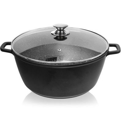 Granittopf mit Deckel GRANDE 32 cm, 9,7 l