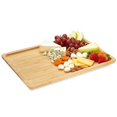 Serviertablett aus Bambus, 33 x 23 cm