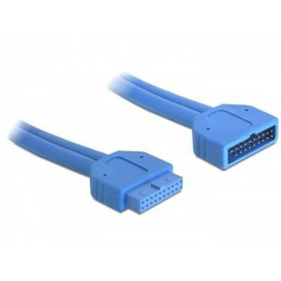 DELOCK USB3.0 Verl. Pinheader 19Pin -> 19pin St/Bu 0.45M