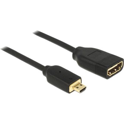 Delock DELOCK HDMI Kabel Ethernet A -> micro D Bu/St 0.20m 3D 4K