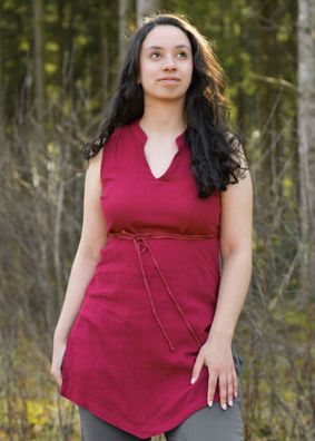 Damen Tunika Nimith, gewaschenes weinrot