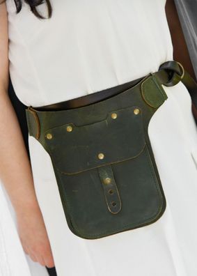 Leder Hüfttasche, Gürteltasche, verschiedene Farben