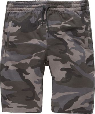 Vintage Industries kurze Sweat-Hose Greytown Shorts Dark Camo