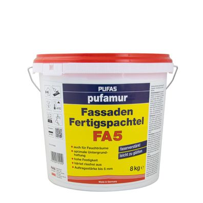 Pufamur Fassaden-Fertigspachtel FA5 ? Faserverstärkte
