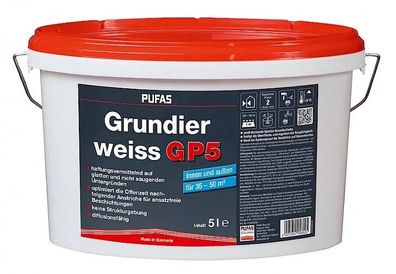 PUFAS Grundierweiß GP5 ? Hochdeckende Grundierfarbe für perfekte