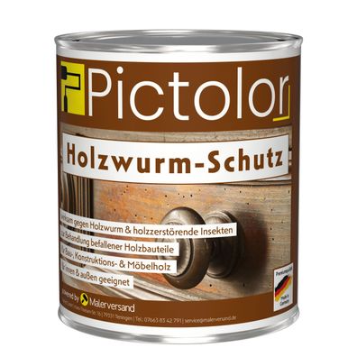Pictolor Holzwurm-Schutz farblos ? Holzschutz gegen Holzwurm