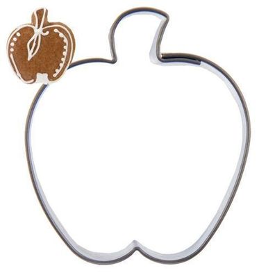 Apfel-Ausstechform aus Stahl, 4,3 cm