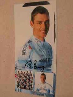 Tour de France Team Gerolsteiner Radsportprofi Beat Zberg - handsigniertes Autogramm!