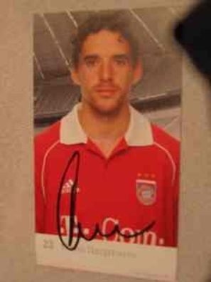 FC Bayern München Saison 05/06 Owen Hargreaves - handsigniertes Autogramm!!!